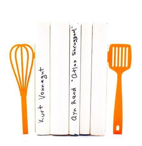 Держатели для книг «Венчик и Лопатка» (оранжевые)