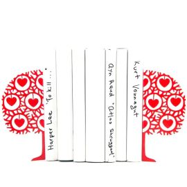 Держатели для книг «Влюбленное дерево» (красный)