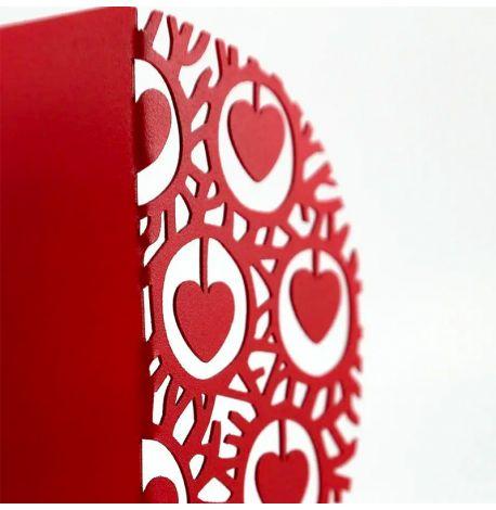 Тримачі для книжок «Закохане дерево» (червоний)