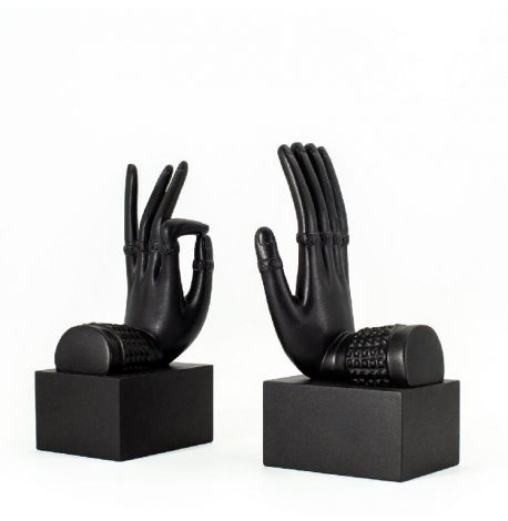 Гіпсові тримачі для книг «Жести Будди»