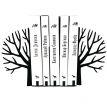 Упори для книг «Зимове дерево» (чорний)
