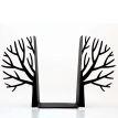 Упори для книг «Зимове дерево» (чорний)