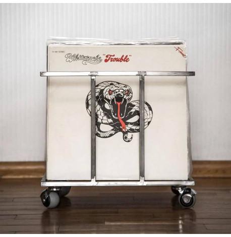 Металевий контейнер для зберігання вінілових платівок «Модель II»