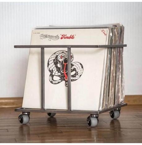 Металевий контейнер для зберігання вінілових платівок «Модель II»