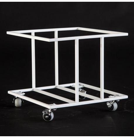 Металевий контейнер для зберігання вінілових платівок «Модель II» (білий)