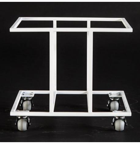 Металевий контейнер для зберігання вінілових платівок «Модель II» (білий)