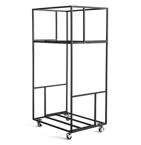 Металлический контейнер для хранения пластинок «Окна» (2-х уровневый)