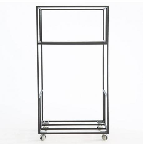 Металлический контейнер для хранения пластинок «Окна» (2-х уровневый)