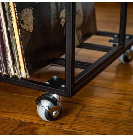 Металлический контейнер для хранения пластинок «Окна» (2-х уровневый)