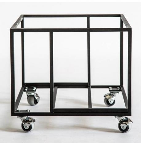 Металевий контейнер для зберігання вінілових платівок «Вікно в світ музики»