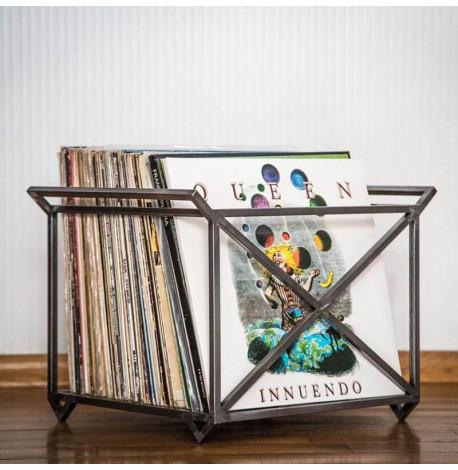 Контейнер з ручками для зберігання вінілових платівок