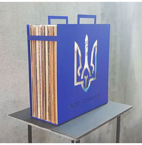 Контейнер для вінілових платівок Glory to Ukraine