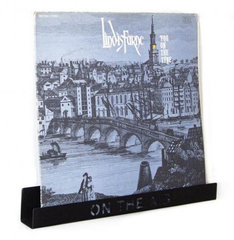 Настінна полиця-дисплей для платівки On the air (чорна)