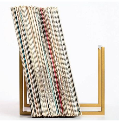 Підставка-дисплей для вінілових платівок Gate (золотиста)