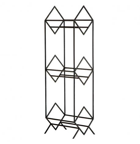 Металевий стелаж для зберігання платівок «Ромб 300» (3-х рівневий)