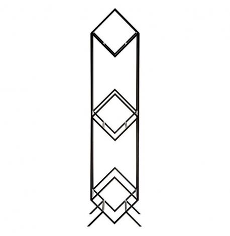 Металевий стелаж для зберігання платівок «Ромб 300» (3-х рівневий)