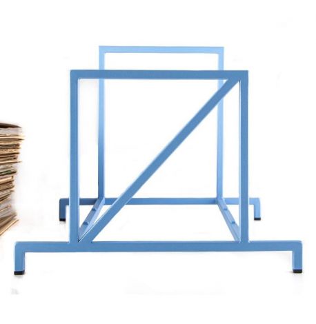 Стойка-подставка для виниловых пластинок (голубая)