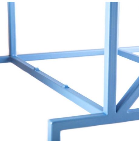 Стойка-подставка для виниловых пластинок (голубая)