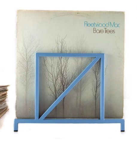 Стойка-подставка для виниловых пластинок (голубая)