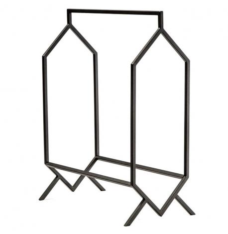 Металева стійка для зберігання вінілових платівок «Ромб» з ручкою