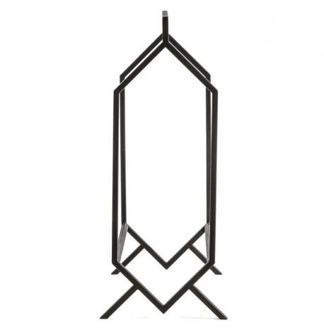 Металева стійка для зберігання вінілових платівок «Ромб» з ручкою