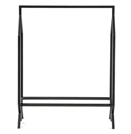 Металева стійка для зберігання вінілових платівок «Ромб» з ручкою