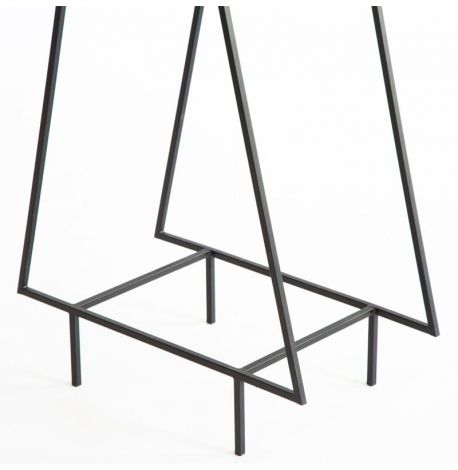 Металлическая дровница высокая треугольная "Елка"