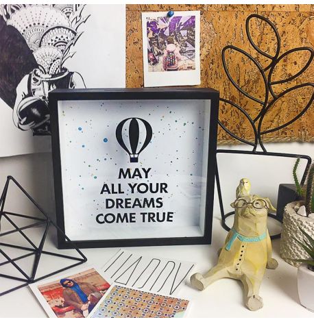 Копилка для денег May all your dreams come true (воздушный шар)