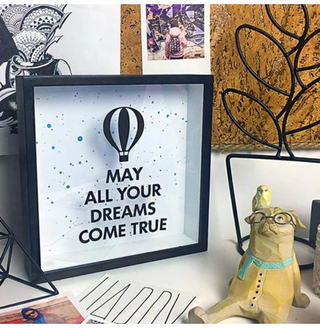 Копилка для денег May all your dreams come true (воздушный шар)