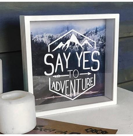 Копилка для денег Say yes to adventure