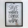Скарбничка для винних пробок Save water drink wine
