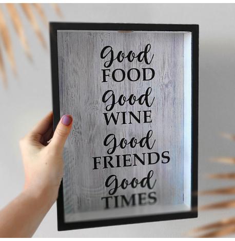 Копилка для винных пробок Good food Good wine