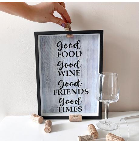 Копилка для винных пробок Good food Good wine