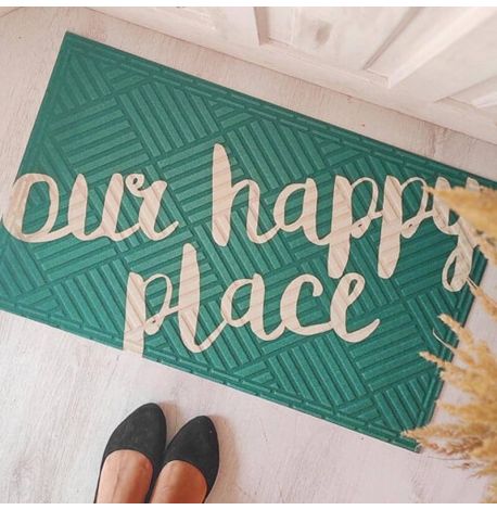 Килимок придверний Our happy place