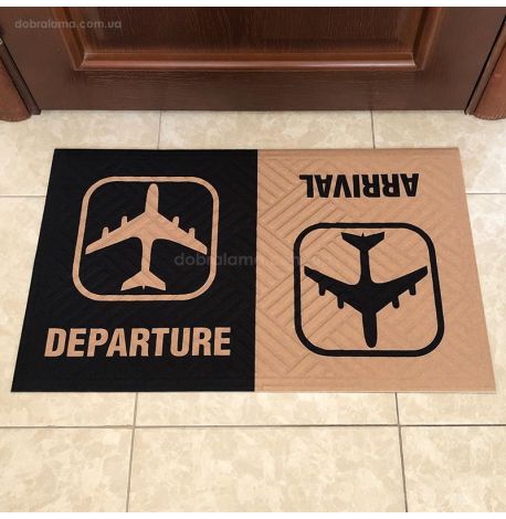 Коврик придверный Arrival Departure