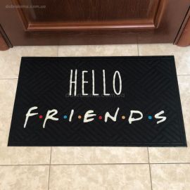 Коврик придверный Hello friends