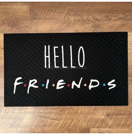 Килимок придверний Hello friends