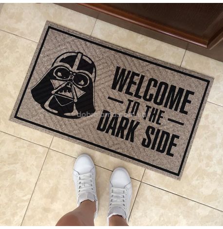 Коврик придверный Welcome to the dark side