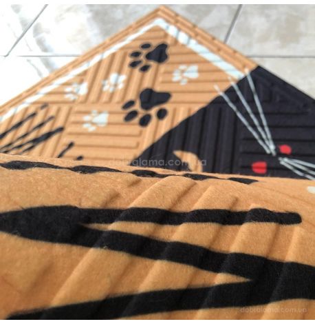 Килимок придверний "Витри лапки" (кіт)