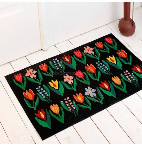 Килимок придверний «Квітковий»