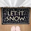 Килимок придверний Let it snow
