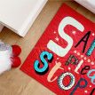 Килимок придверний Santa, please stop here