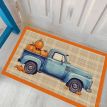 Килимок придверний «Вантажівка з гарбузами»