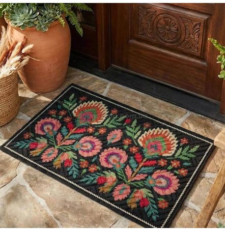 Коврик придверный «Дома у бабушки»