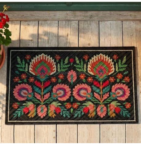 Коврик придверный «Дома у бабушки»