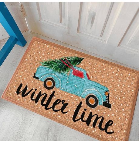 Килимок придверний Winter time