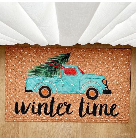 Килимок придверний Winter time