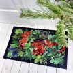 Килимок придверний «Зимові квіти»