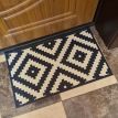 Коврик придверный "Геометрический ромб"
