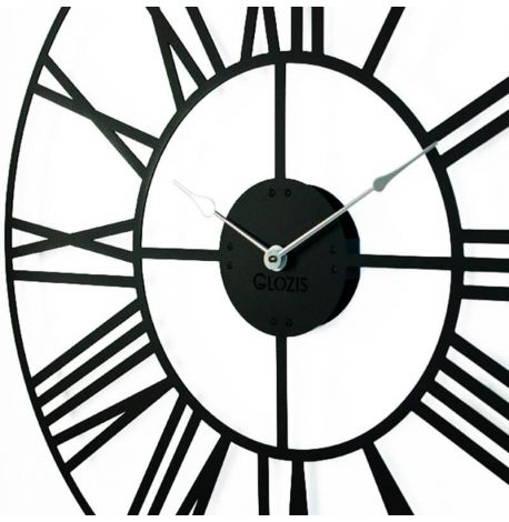 Большие настенные часы Cambridge Black (черные), 70 см